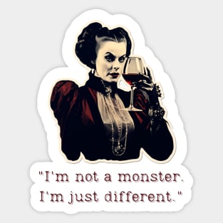 Vamp woman Sticker